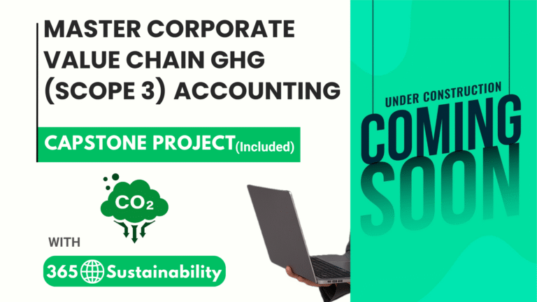 Master Corporate Value Chain GHG (Scope 3) Accounting