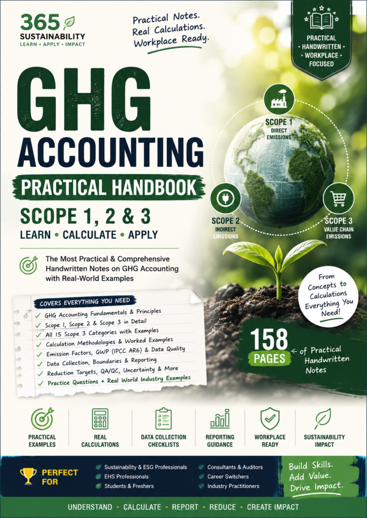 GHG Accounting Practical Handbook – Scope 1, 2 & 3
